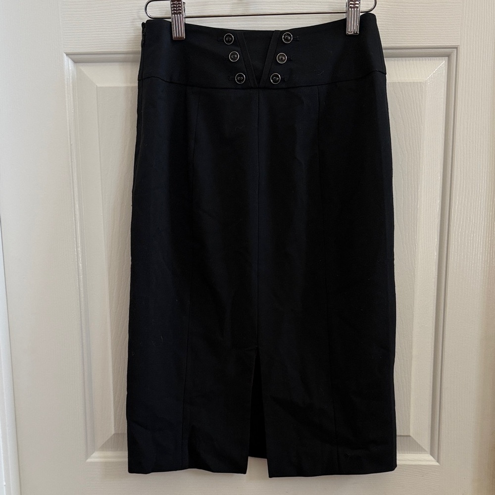 White House Black Market Elegant Black Skirt